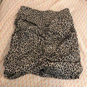 ZARA-mini cheetah print skirt- NEW